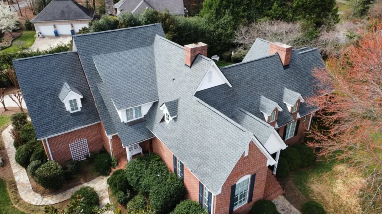 new shingle roof installation