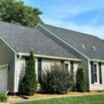 New asphalt shingle roof replacement