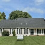 New asphalt shingle roof replacement