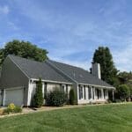 New asphalt shingle roof replacement