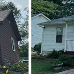 Before and After Siding and Roof replacement
