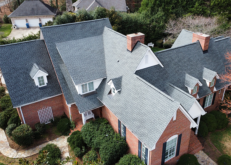 Large Roof replacement Large asphalt roof replacement