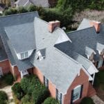 new shingle roof installation