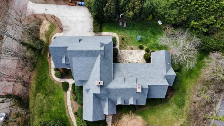 new shingle roof installation